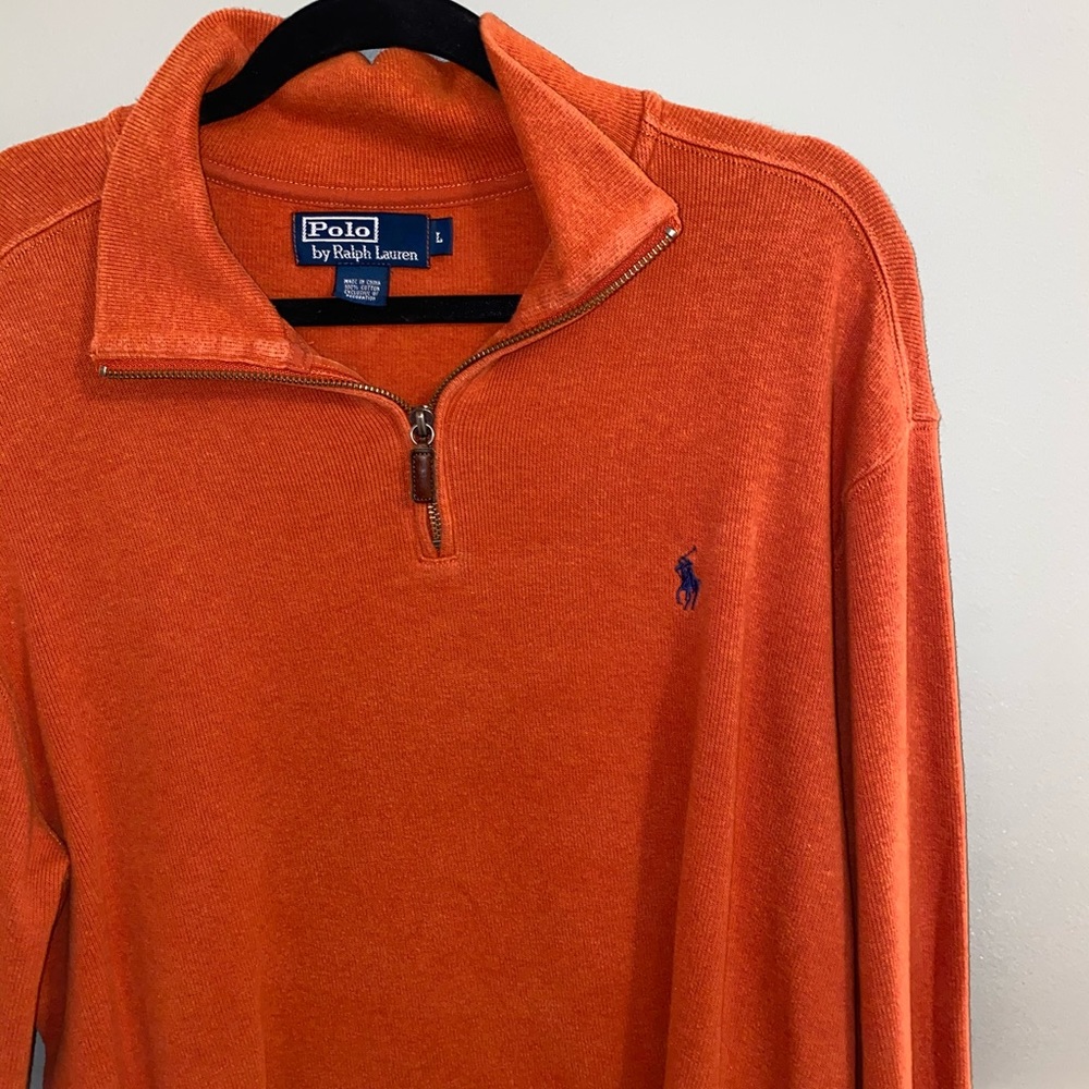 Orange Polo PullOver